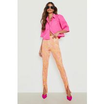 Legging À Imprimé Abstrait - Rose - 40, Rose