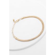 Bracelet Effet Serpent - Jaune Or - One Size, Jaune Or