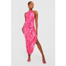 "Tall" - Robe Mi-Longue Plissée - Rose - 42, Rose