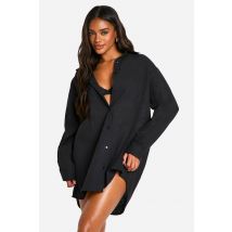 Chemise De Plage Oversize - Noir - S, Noir