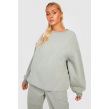 Sweat Oversize Basique - Vert Kaki - M, Vert Kaki