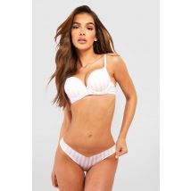 Culotte Sans Coutures À Rayures - Rose - 36, Rose