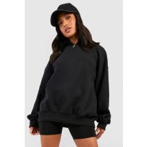 "Petite" - Ensemble Avec Sweat Zippé Et Short Cycliste - Noir - M, Noir