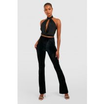 "Tall" - Pantalon Flare En Velours - Noir - 36, Noir