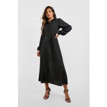Robe Chemise Longue - Noir - 44, Noir