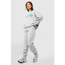 Survêtement À Slogan Sports Club - Gris - M, Gris