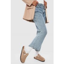 Chaussons D'Hiver À Doublure En Synthétique - Marron Taupe - 40, Marron Taupe