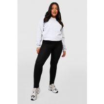 Grande Taille - Legging Basique Taille Haute - Noir - 52, Noir