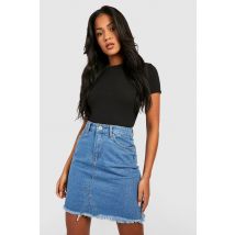 "Tall" - Mini-Jupe En Jean - Bleu Clair - 36, Bleu Clair