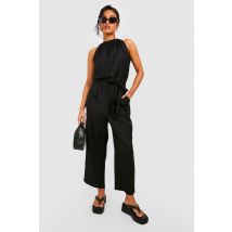 "Petite" - Combinaison Jupe-Culotte À Ceinture - Noir - 38, Noir