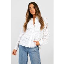 Chemise Brodée - Blanc - 42, Blanc