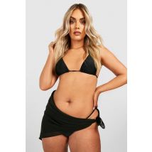 Grande Taille - Lot De 2 Paréos - Noir - One Size, Noir