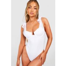Maillot De Bain À Armatures - Blanc - 34, Blanc