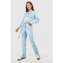 "Tall" - Combinaison Cargo À Ceinture - Bleu - 34, Bleu