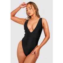 Maillot De Bain Décolleté - Noir - 36, Noir