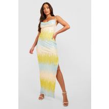 "Tall" - Robe Longue À Col Bénitier - Jaune - 46, Jaune