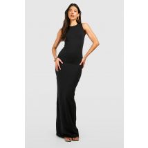 "Tall" - Robe Longue En Coton - Noir - 44, Noir
