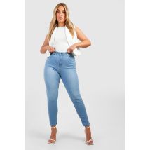 Grande Taille - Jegging Push-Up Taille Haute - Lumière Délavée - 48, Lumière Délavée
