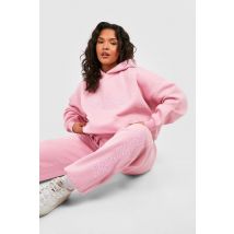 Grande Taille - Jogging Brodé - Rose - 52, Rose