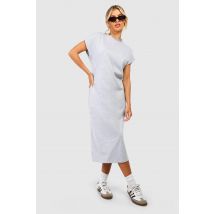 Robe T-Shirt En Coton - Gris Perle - 36, Gris Perle