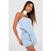 Haut Bandeau En Jean - Bleu - 42, Bleu