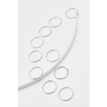 Lots De Bijoux Cheveux Basiques - Gris - Argent - One Size, Gris - Argent