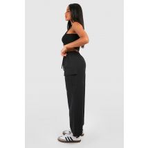 Pantalon Jupe-Culotte Cargo - Noir - 42, Noir