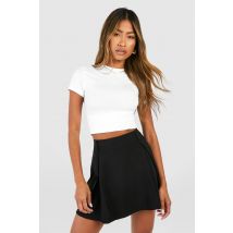 Mini-Jupe Plissée - Noir - 40, Noir