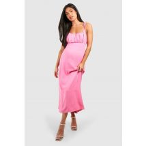 Maternité - Robe De Grossesse Mi-Longue - Rose - 40, Rose