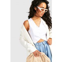 Gilet Sans Manches - Blanc - 42, Blanc
