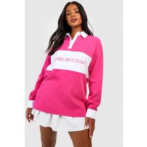 Polo De Rugby À Slogan Dsgn Studio - Rose - 36, Rose