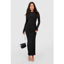 "Petite" - Robe Longue À Manches Longues - Noir - 34, Noir