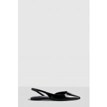 Ballerines Pointues Avec Bride À La Cheville - Noir - 40, Noir