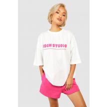 T-Shirt À Slogan Dsgn Studio - Blanc Écru - S, Blanc Écru
