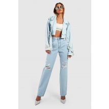 Jean Déchiré Taille Haute - Bleu - 38, Bleu