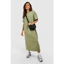 Robe T-Shirt Oversize - Vert Kaki - 36, Vert Kaki