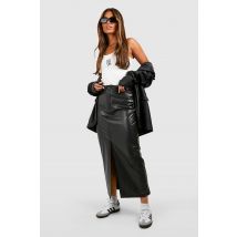 Jupe Longue Fendue - Noir - 34, Noir
