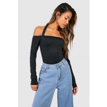 Body Soyeux Style Années 90 - Noir - 44, Noir