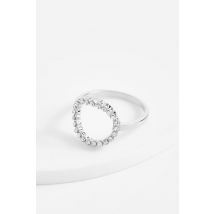 Chevalière Fine - Gris - Argent - One Size, Gris - Argent