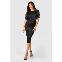 Maternité - Robe De Grossesse Plissée - Noir - 36, Noir
