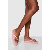 Sandales À Plateforme - Rose Clair - 37, Rose Clair
