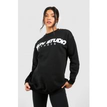 Maternité - Sweat De Grossesse Délavé À Slogan Dsgn Studio - Noir - 36, Noir