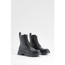 Chaussures De Randonnée À Lacets Et Semelle Épaisse - Noir - 37, Noir