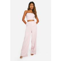 Pantalon Fleuri - Rose - 34, Rose