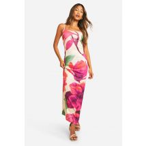Robe Longue Fleurie - Nude - 36, Nude