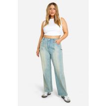 Grande Taille - Jean Délavé Bicolore - 48, Délavé
