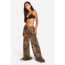 Pantalon De Plage À Imprimé Léopard - Leopard - M, Leopard