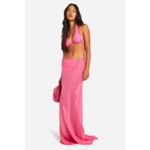 Jupe Longue De Plage - Rose - S, Rose