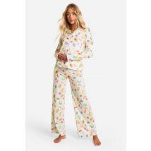 Ensemble De Pyjama À Imprimé Fruit - Jaune - 40, Jaune
