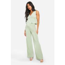 Maternité - Pantalon De Grossesse Large - Vert - 38, Vert
